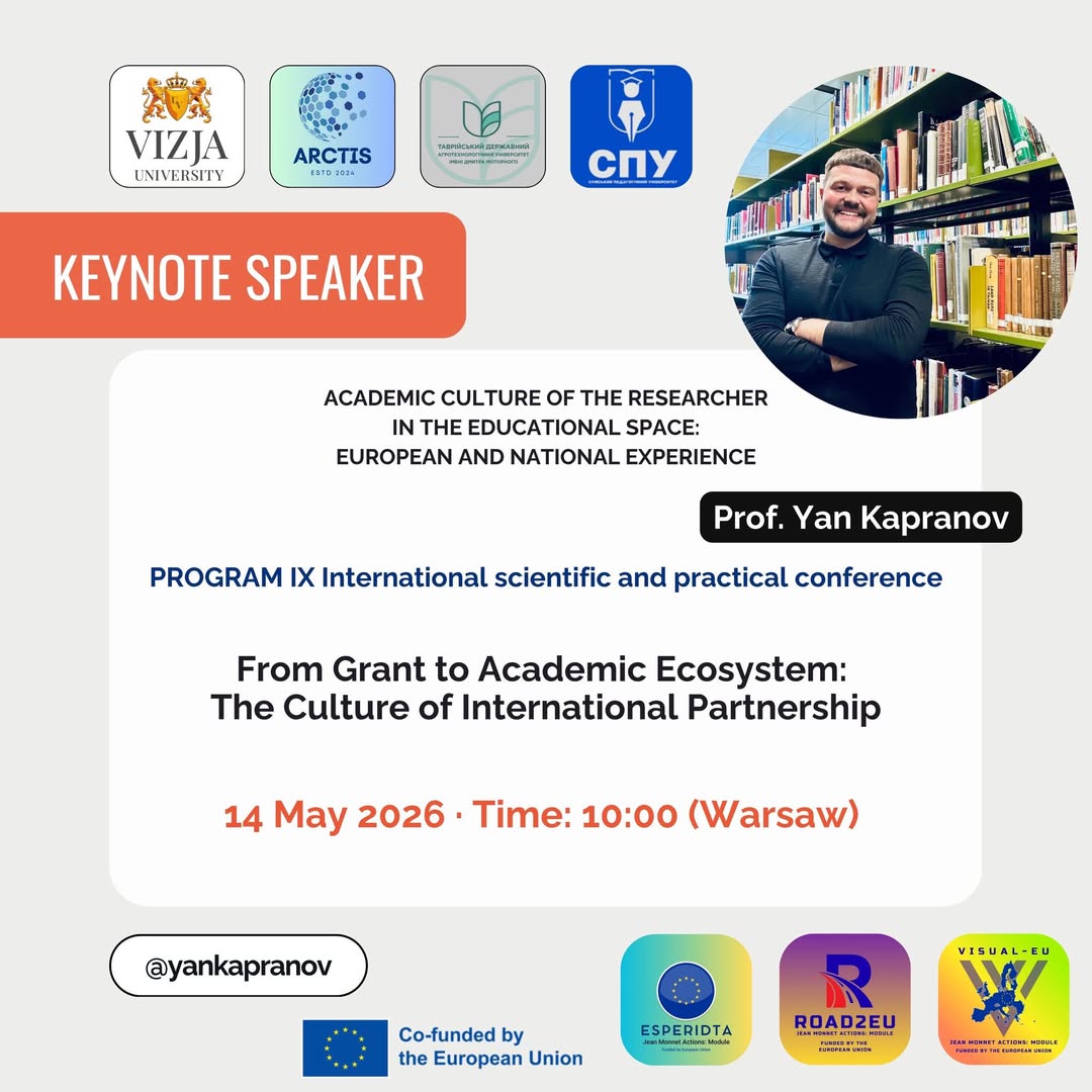 Honoured to Speak Tomorrow at the Conference on Academic Culture of the Researcher — photograph 1